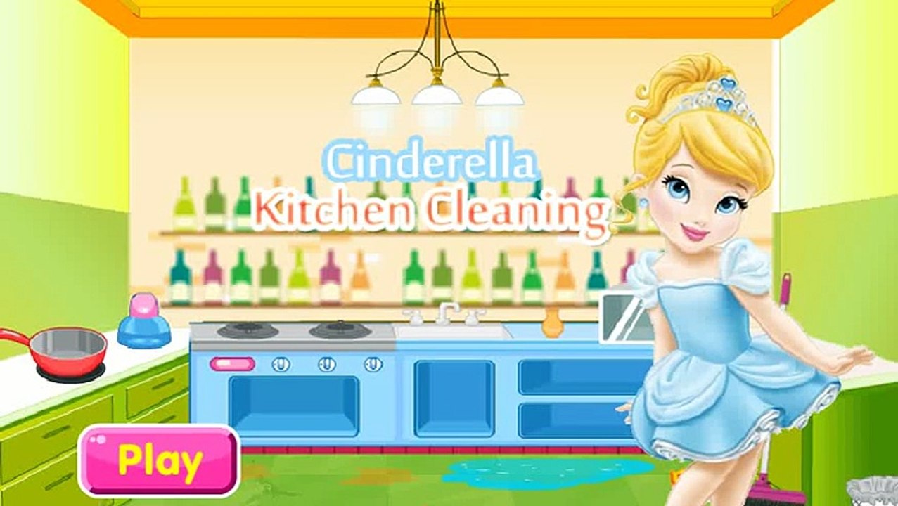 Cendrillon jeu de nettoyage de la cuisine - Cendrillon nettoyage de la cuisine dans le jeu amusant