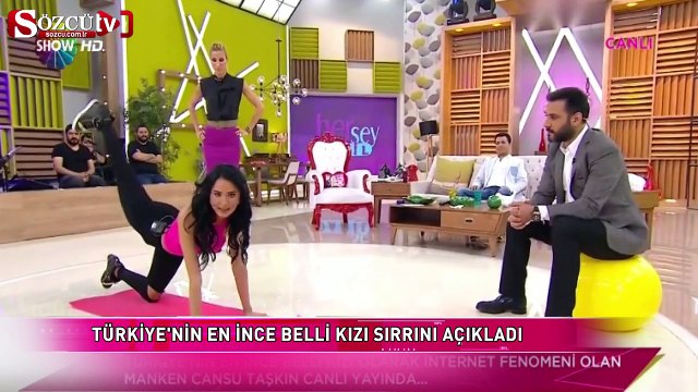 İnce belli fenomen kız sırrını böyle açıkladı!