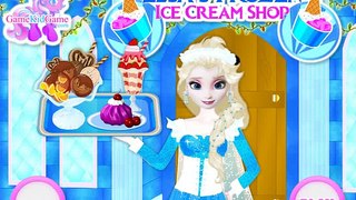 Frozen Elsa juego heladería - Ayuda gestión Elsa su hielo congelado crema tienda