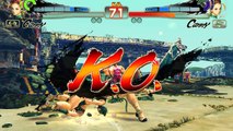 Ultra Street Fighter 4 Omega mode mods sexy new Kitty Cammy costumes gameplay 60fps HD 1080p 3