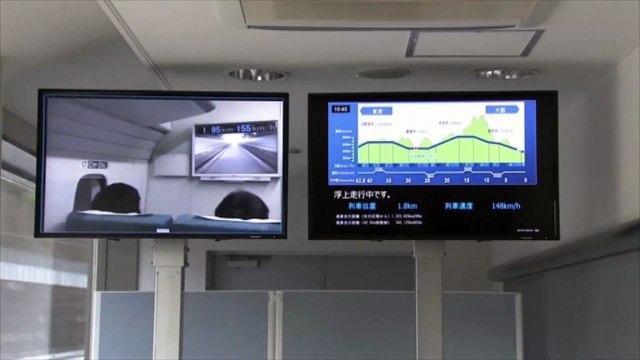 603 km/h: record du monde de vitesse pour le train japonais Maglev