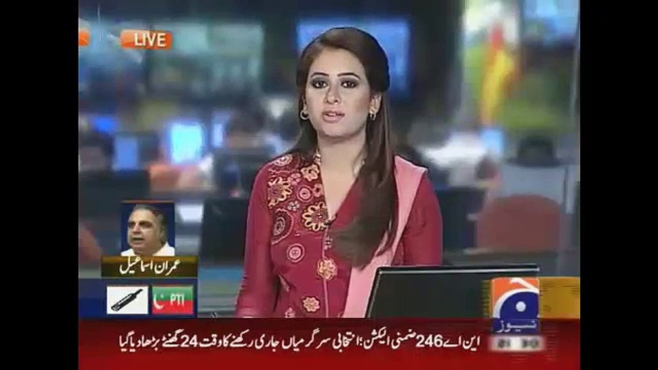 Geo News Headlines 21 April 2015_ MQM Kanwar Naveed and PTI Imran Ismail