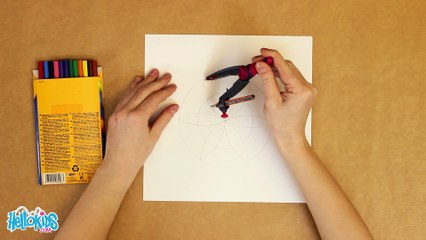 Make a compass flower