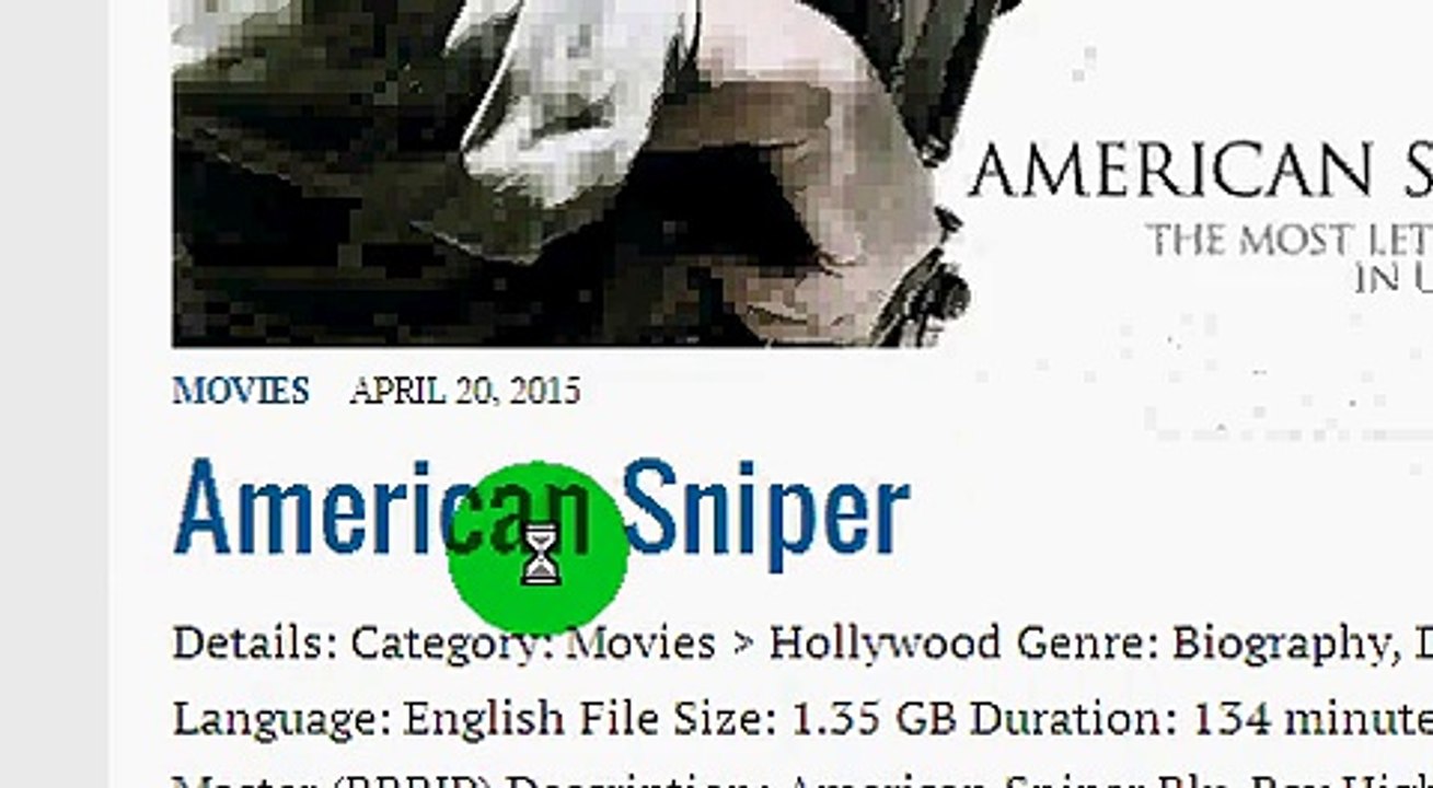 American Sniper Blu-Ray [Direct Download]
