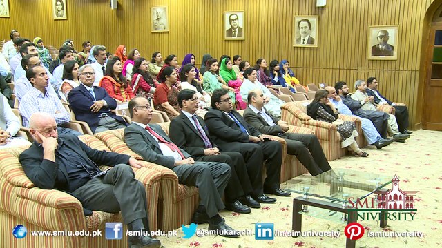 Dr. Mukhtar Ahmed Chairman Higher Education Commission, Pakistan Addressed on Higher Education Commission at SMIU
