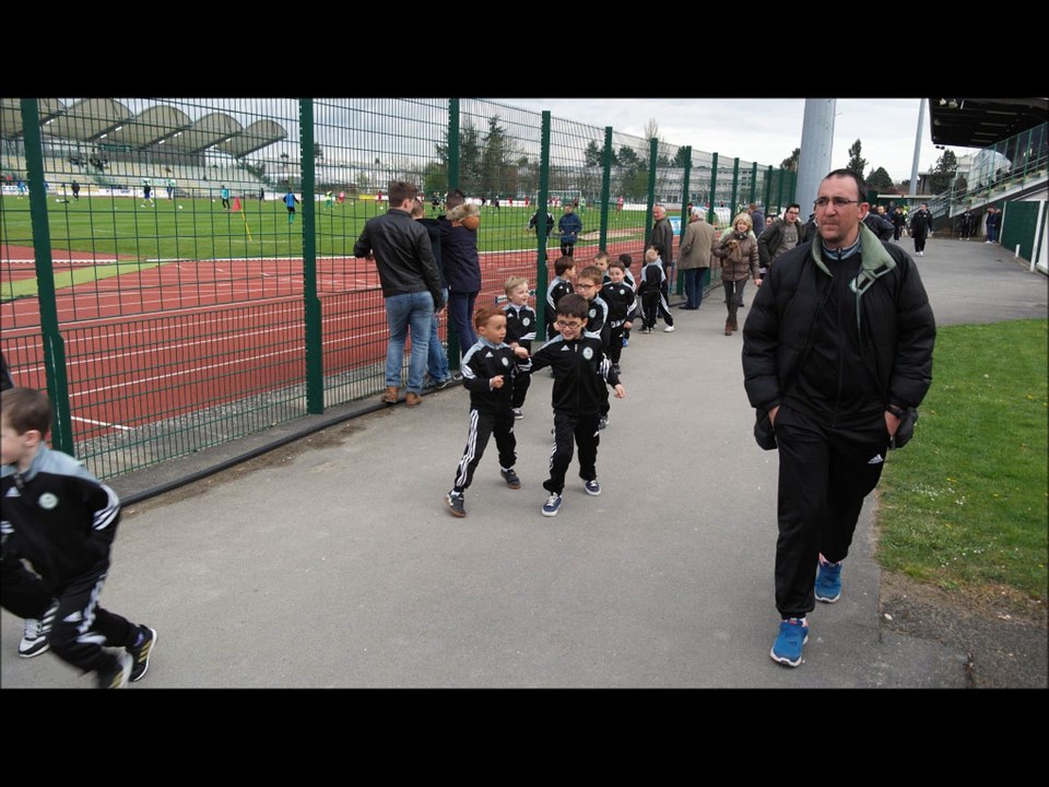 Entrée des joueurs CFA avec nos U7