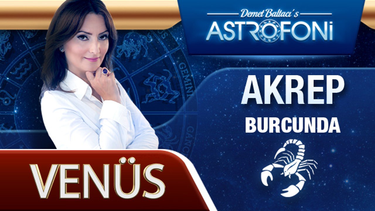 Venüs Akrep Burcunda