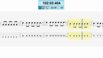 【ベース】小さな恋のうた / MONGOL800【TAB】