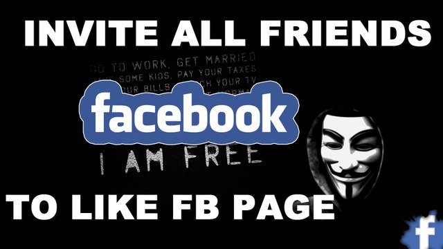 Invite all friends to like fb page at once