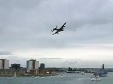 Lancaster Bomber Flypast Over Portsmouth Harbour