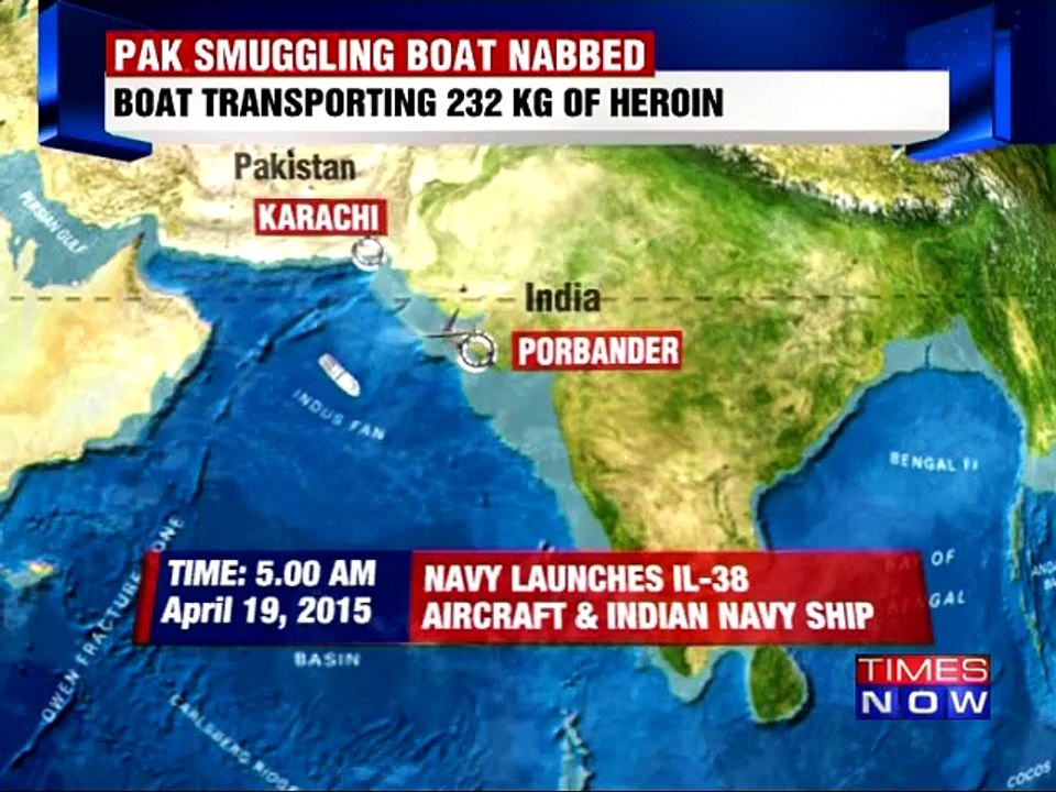 Pakistani smuggling boat nabbed