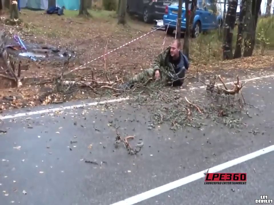 Never run in the same direction the tree is falling : EPIC FAIL