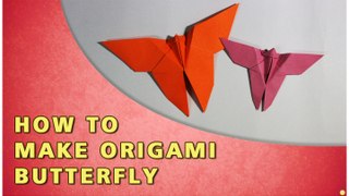 BUTTERFLY - ORIGAMI | HOW TO MAKE PAPER BUTTERFLY | TRADITIONAL PAPER TOY