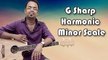 How To Play - G Sharp Harmonic Minor Scale - Guitar Lesson For Beginners