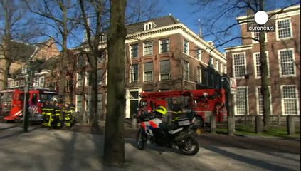 Man held over British Embassy fire in The Hague