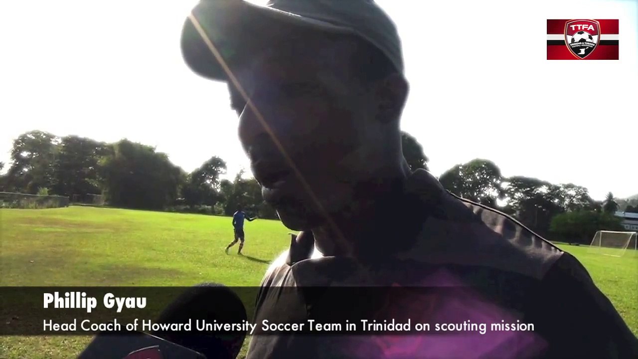 Phillip Gyau - Howard University head coach in Trinidad on Scouting Mission