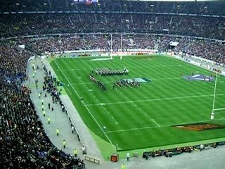 l'hymne écossais au match FRANCE-ECOSSE