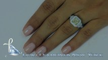 FD-257 - 2.41 Ct. EGL Certified Natural Fancy Yellow Radiant Cut Diamond Engagement Ring