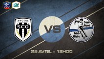 Samedi 25 avril à 18h00 -  Angers SCO (B) - St-Pryvé-St-Hilaire - CFA2 B