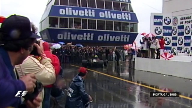Ayrton Senna - Primeira vitória na F1 - Portugal 1985