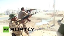 Irak: Combatientes de Peshmerga atacan posiciones del Estado Islámico