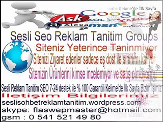 Sesli Link Seo Hizmeti