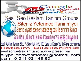 Sesli Linklere Seo Hizmeti