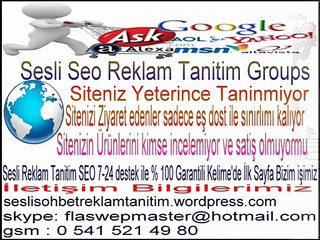 Sesli Panellere Kaliteli Seo Hizmeti