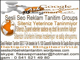 Sesli Sohbet Siteleri Seo