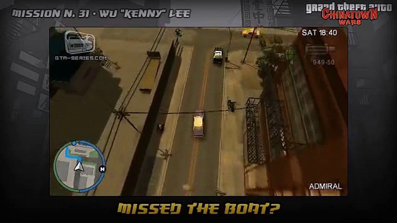 GTA Chinatown Wars - Walkthrough - Mission #31 - Missed the Boat?