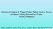 Giantex Foldable 8 Player Poker Table Casino Texas Holdem Folding Poker Play Table Review