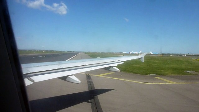 Décollage Amsterdam A319 AF