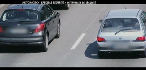 Automoto, spéciale sécurité : respecter les intervalles de sécurité