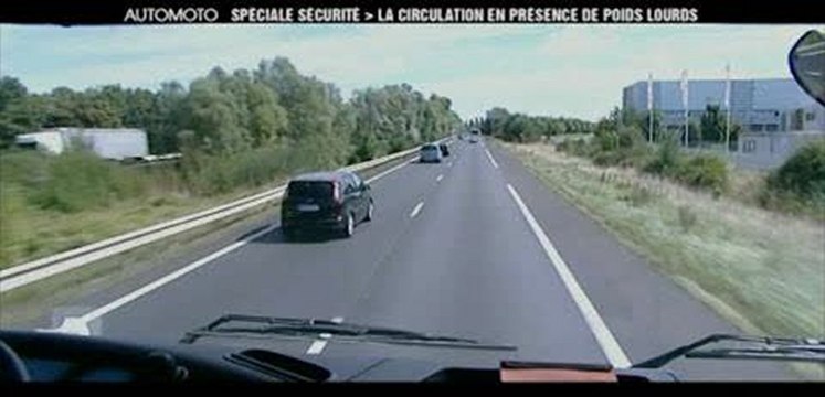 Automoto, spéciale sécurité : la circulation en présence de poids lourds