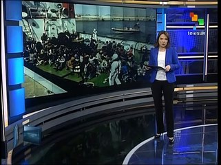 Italia: barco migrante interceptado llevaba 59 niños y 95 mujeres