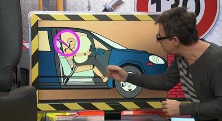 C'est Pas Sorcier : airbag oui, mais avec ceinture