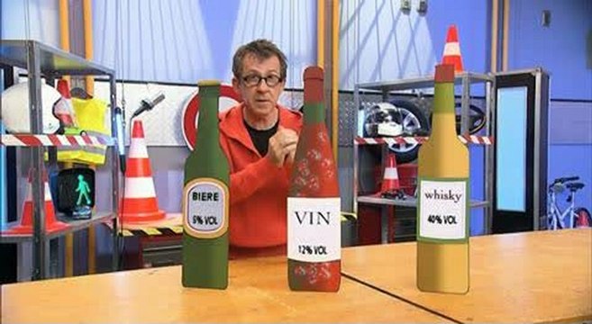 C'est Pas Sorcier : l'équivalence des doses d'alcool