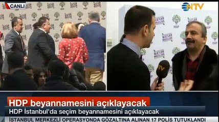 Sırrı süreyya önder NTV ye kendi kanalında çok fena laf çakmış