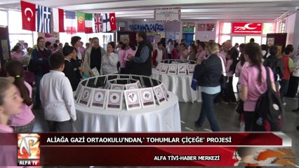 Aliağa gazi ortaokulu'ndan,' tohumlar çiçeğe' projesi