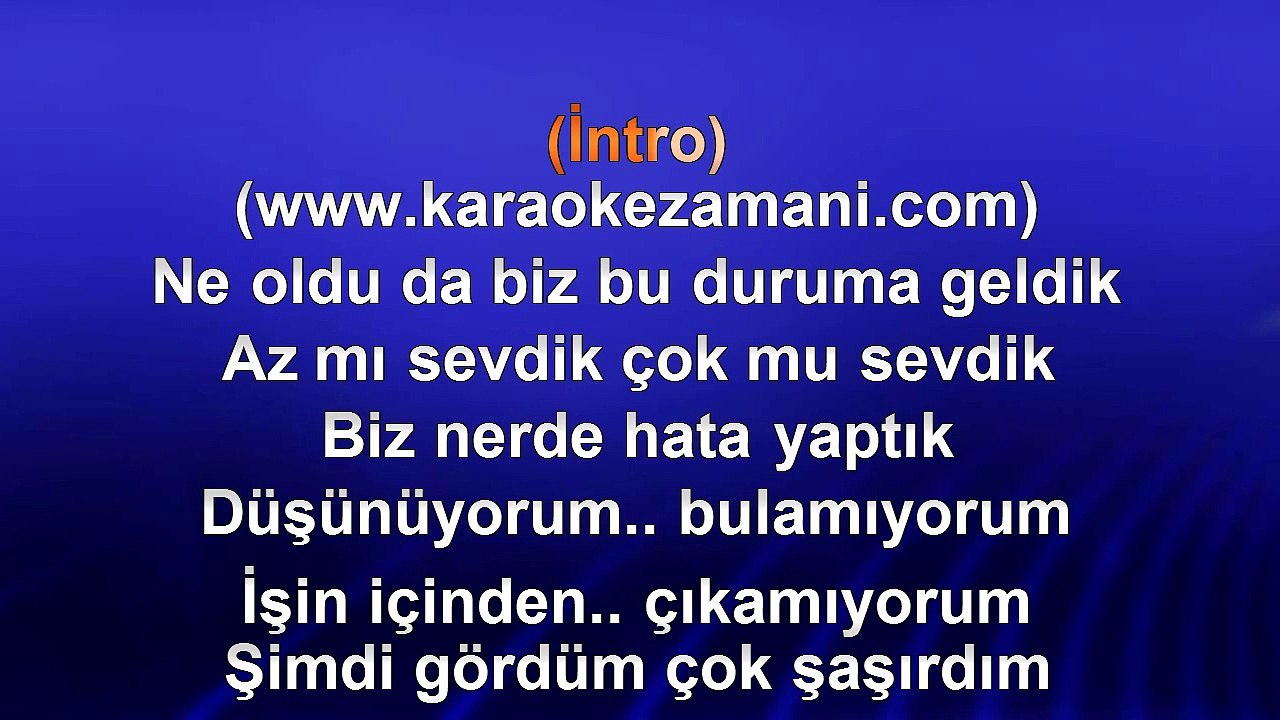 Demet Akalın - Mucize - 2008 TÜRKÇE KARAOKE