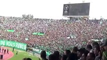 الرجاء المغربي يهتز بصوت واحد الصحراء مغربية في مباراة وفاق سطيف الجزائري