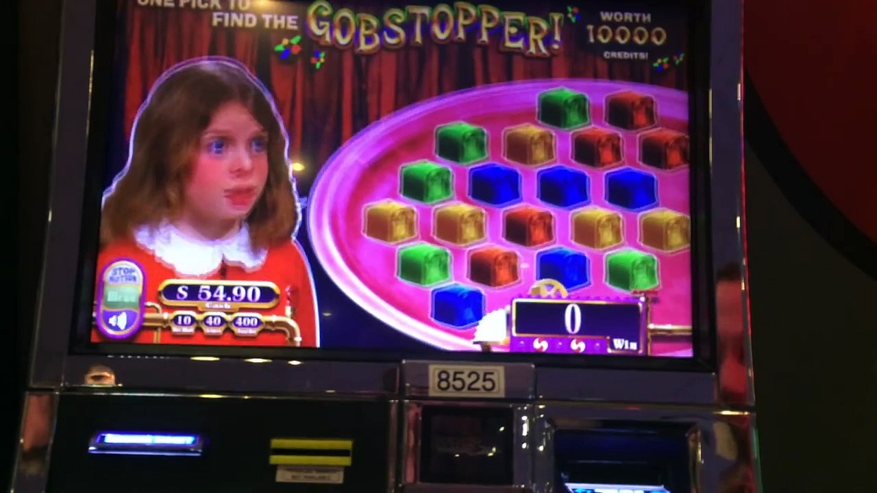 Willy Wonka Slot Machine Bonus - Veruca Salt Gobstopper Pick