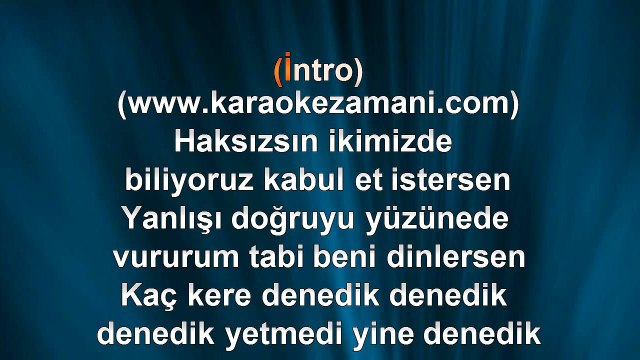 Demet Akalın - Sepet - 2013 TÜRKÇE KARAOKE