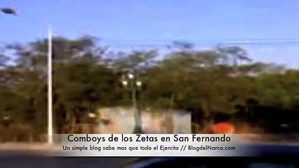 Comboy de los Zetas en San Fernando