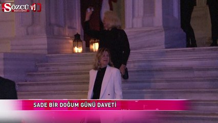 Sade bir doğum günü daveti