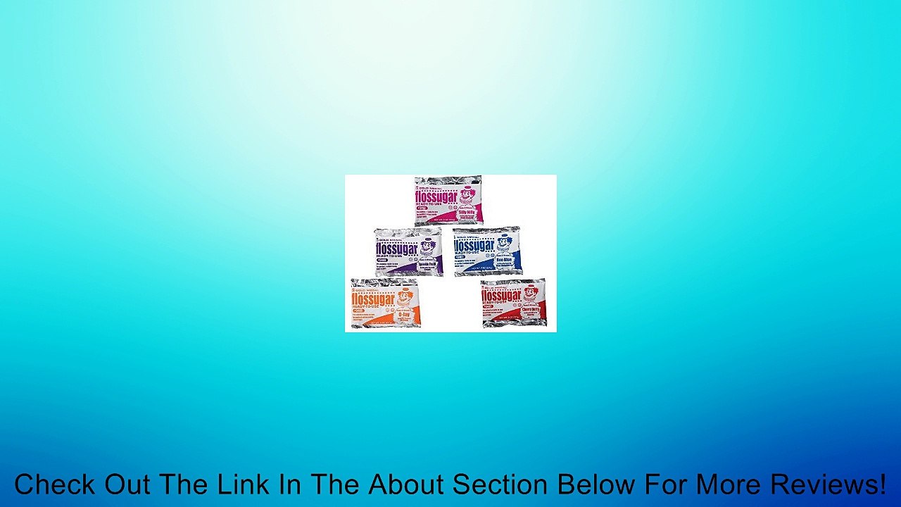 Concession Express Cotton Candy Floss Sugar Five Pack Review