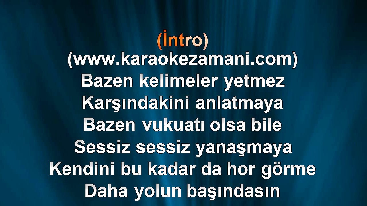 Deniz Seki ‐ Bu Senin Seçimin - 2008 TÜRKÇE KARAOKE