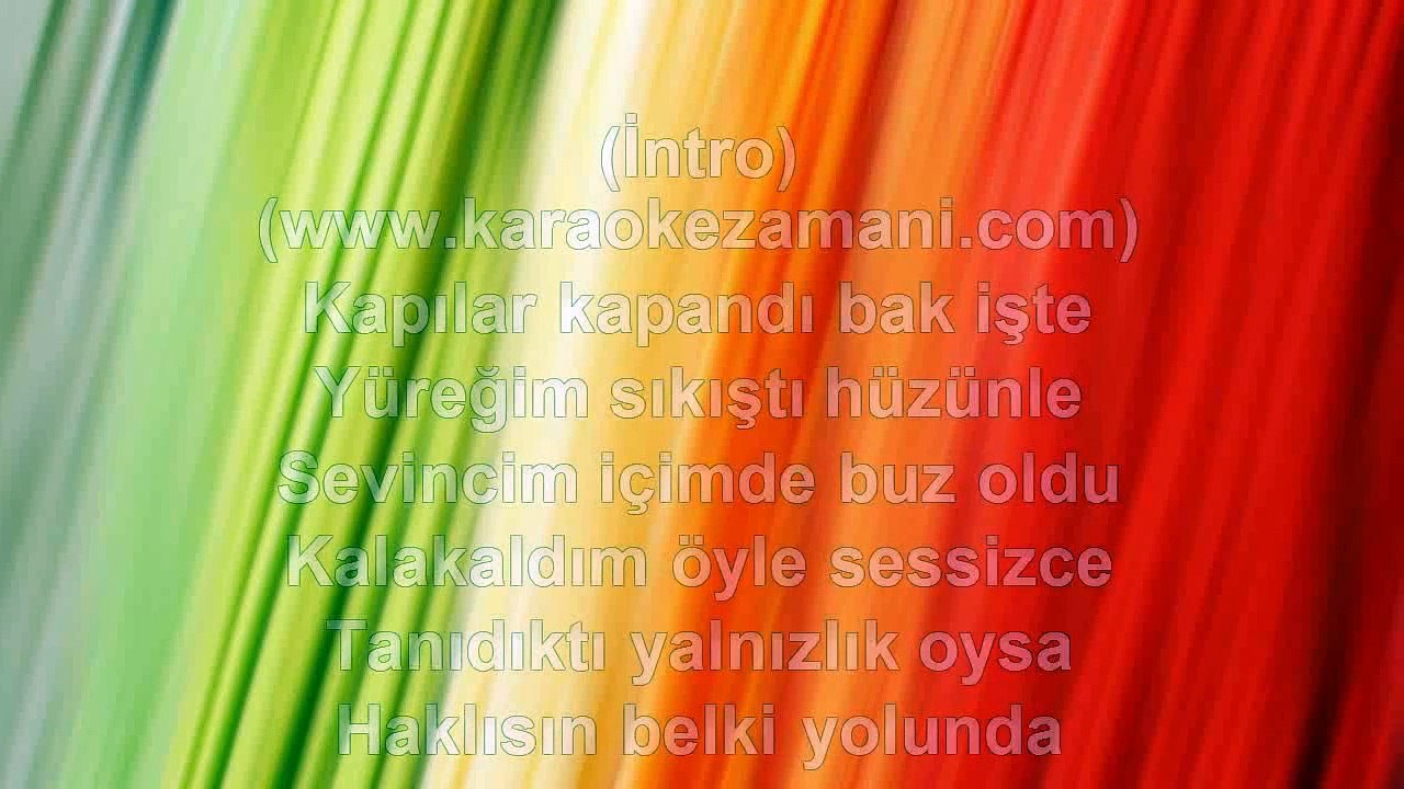 Deniz Arcak - Eyvallah - 2004 TÜRKÇE KARAOKE