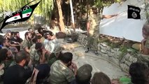 full battle between ISIL and syrian arab army   many dead fighters and soldiers