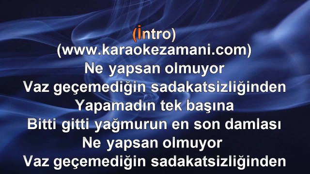 Deniz Gül - Solist - 2012 TÜRKÇE KARAOKE